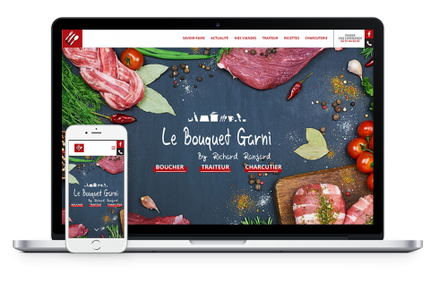 site internet Le Bouquet Garni