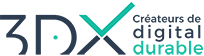logo 3DX agence - créateur de digital durable